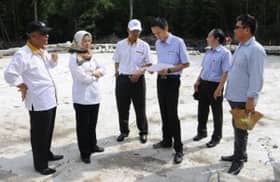 雪政府拨款70万  吉胆岛设建材废料场