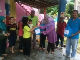 雪水灾疏散灾黎  每户获250援助金