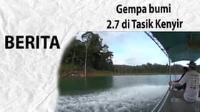 Gempa bumi 2.7 di Tasik Kenyir