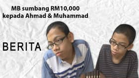 MB sumbang RM10,000 kepada Ahmad dan Muhammad