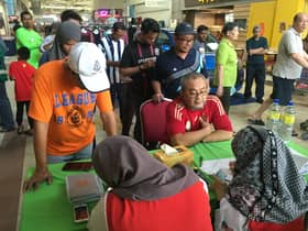 Approximately 1,000 registered as new voters