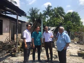 LZS came forward to assist fire victims Taman Gemilang