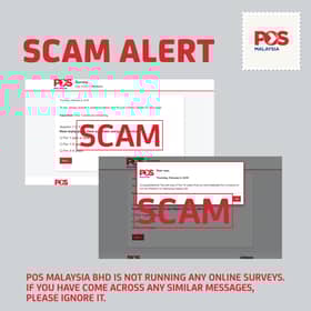 Pos Malaysia kesan kaji selidik palsu