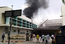 Hospital Kuala Lumpur terbakar