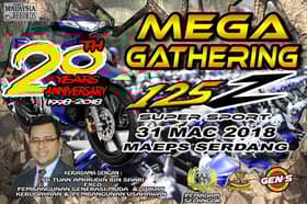 20,000 jayakan Mega Gathering 125z 3.0
