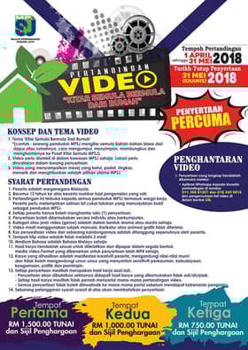 MPSJ anjur Pertandingan Video 'Kitar Semula Bermula Dari Rumah'