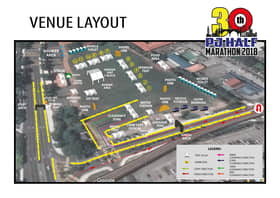 Sebahagian jalan tutup sempena PJ Half Marathon 2018