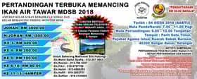 Jom sertai Pertandingan Memancing Terbuka MDSB