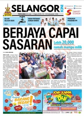 SelangorKini 26 Julai - 1 Ogos 2018