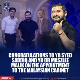 TMJ ucap tahniah kepada Syed Saddiq dan Dr Maszlee