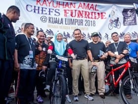 TPM rasmi Kayuhan Amal Chefs Funride KL 2018