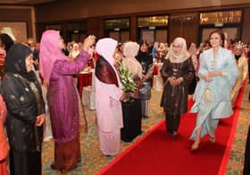 Tengku Permaisuri Norashikin berkenan hadir Santapan Diraja Sekolah Seri Puteri