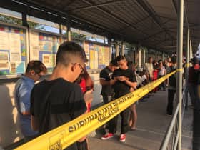 Cuaca cerah di Balakong