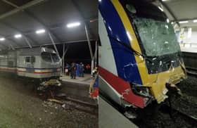 Dua tren KTMB berlanggar di Stesen Tanjung Malim