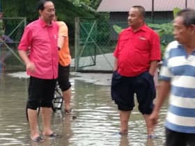 Lima kawasan Sungai Kandis terjejas akibat banjir kilat