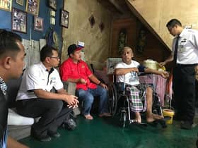 Ziarah Medik LZS santuni asnaf di Hulu Langat