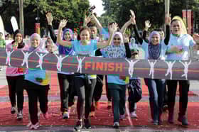 Keberangkatan Tengku Permaisuri Norashikin serikan Larian Menjunjung Kasih 2018