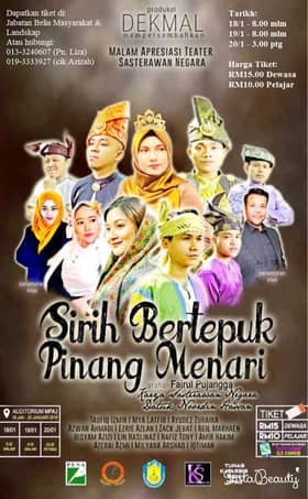 MPAJ anjur Teater Sasterawan Negara