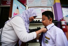 Ragam pelajar istimewa warnai hari pertama persekolahan