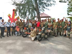 Konvoi motosikal klasik imbau nostalgia Perang Dunia Kedua