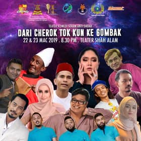 Pelawak tanah air gegar teater komedi seram di Shah Alam