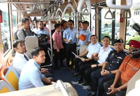 Laluan baharu Bas Smart Selangor MPSJ dirasmi