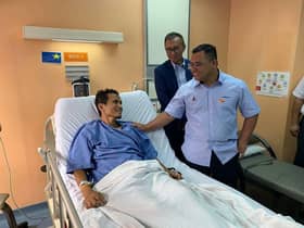 Amirudin luang masa ziarah legenda bola sepak