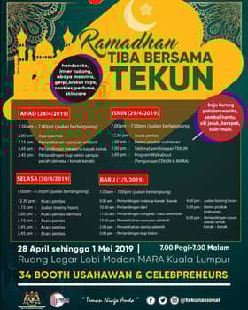 Tekun sedia ruang eksklusif buat usahawan Ramadan