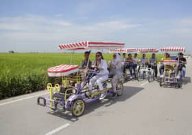 Tengku Permaisuri berbasikal nikmati keindahan sawah padi