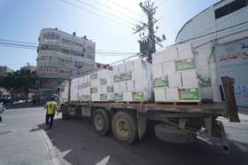 Kontena bawa sumbangan rakyat Malaysia tiba di Palestin