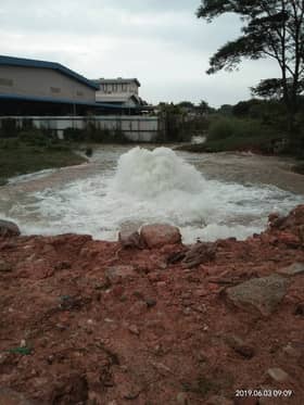 Gangguan air susulan paip pecah di Wilayah Klang dan Kuala Langat