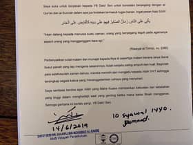 Azmin terharu terima pesanan mufti