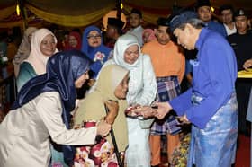 Sultan Sharafuddin berangkat ke Rumah Terbuka Aidilfitri Selangor