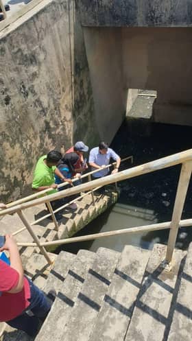 Sisa minyak dibuang ke Sungai Liam punca pencemaran bau