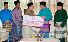 Sultan Selangor berkenan terima zakat perniagaan RM7.8 juta