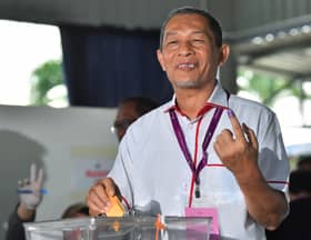 Karmaine, Jeck Seng selesai mengundi