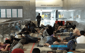 21,241 pendatang asing diusir, 15,957 masih dalam tahanan