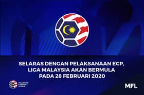 Liga Malaysia 2020 buka tirai 28 Februari