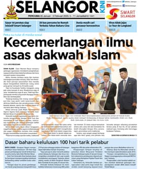 SelangorKini 30 Januari - 5 Februari 2020