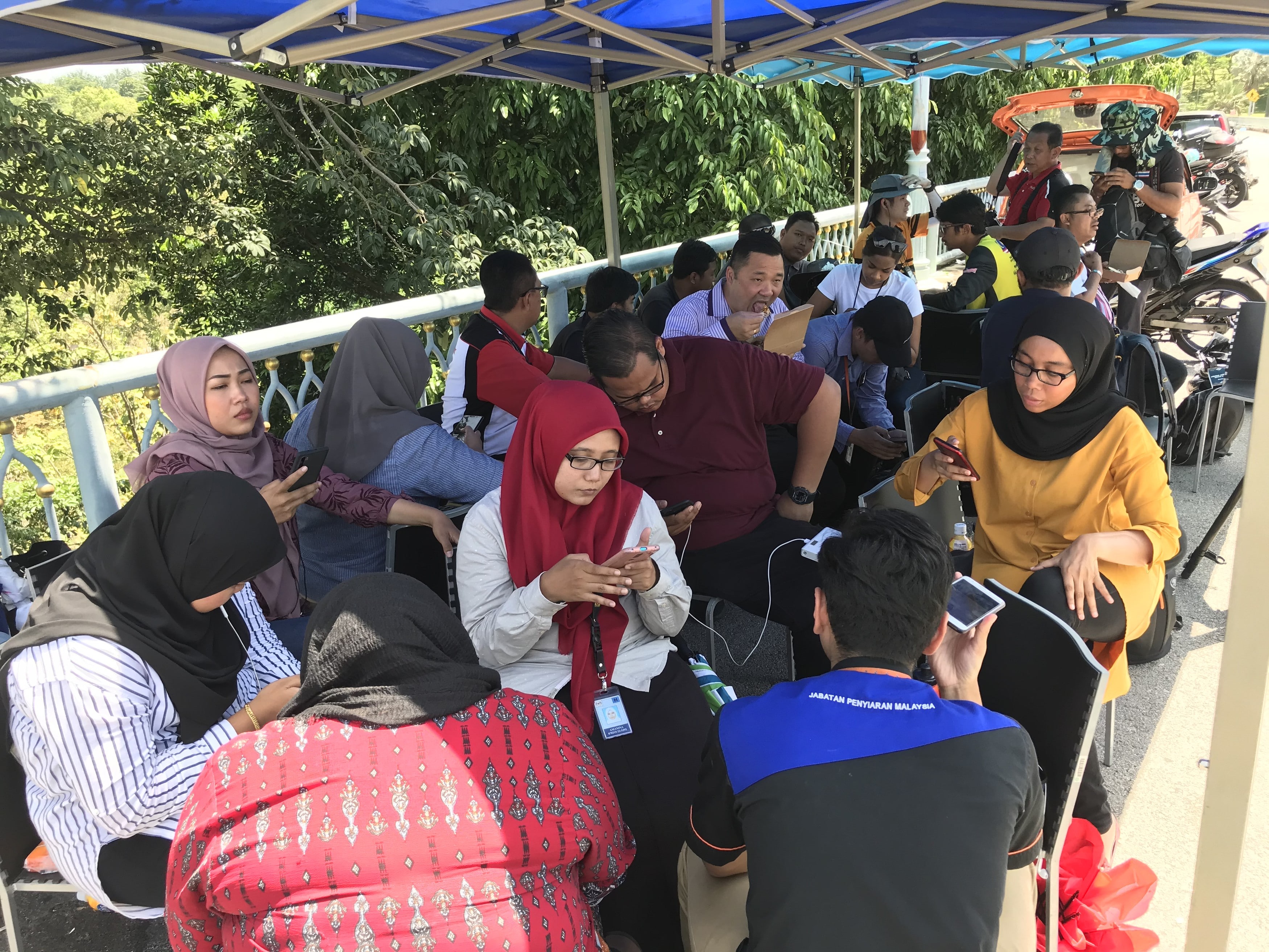 JPM sedia khemah dan kerusi untuk pengamal media