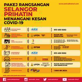 Selangor sedia talian bebas tol Pakej Rangsangan Prihatin Covid-19