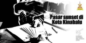 Pasar sunset di Kota Kinabalu