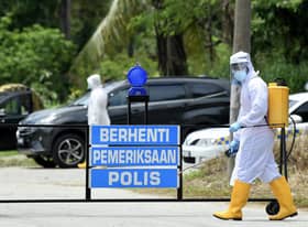 Selesai sanitasi, Balai Polis Ampang kembali operasi