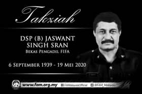 Bekas pengadil FIFA Jaswat Singh meninggal dunia