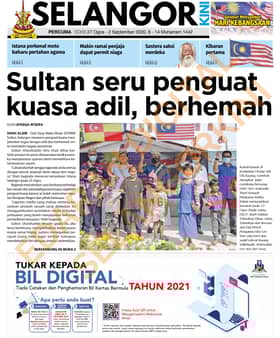 SelangorKini 27 Ogos - 2 September 2020
