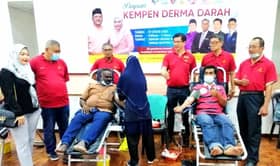 140 sertai kempen derma darah DUN Morib sempena Merdeka