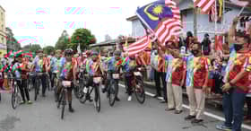 65 sertai kayuhan Hari Malaysia MPKK Kampung Baru Batu Caves