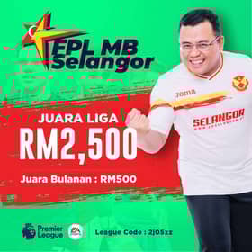 Pasukan 'Junior' juara liga fantasi EPL September, bawa pulang RM500
