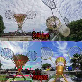 Tugu badminton keluarga Sidek dibaik pulih, bakal tarik pelancong