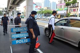 Sekatan jalan raya di Bukit Tinggi, Taman Sri Andalas